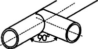 90° verbinding